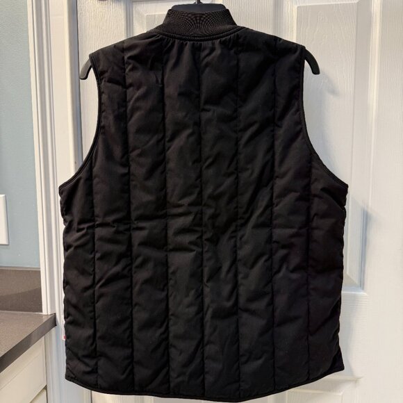 NWOT Dickies Black Quilted Lined Full Zip Work Vest Size Medium - Picture 5 of 10